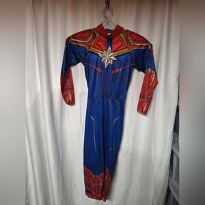 Marvel Captain Marvel Kids Costume - Red and Blue